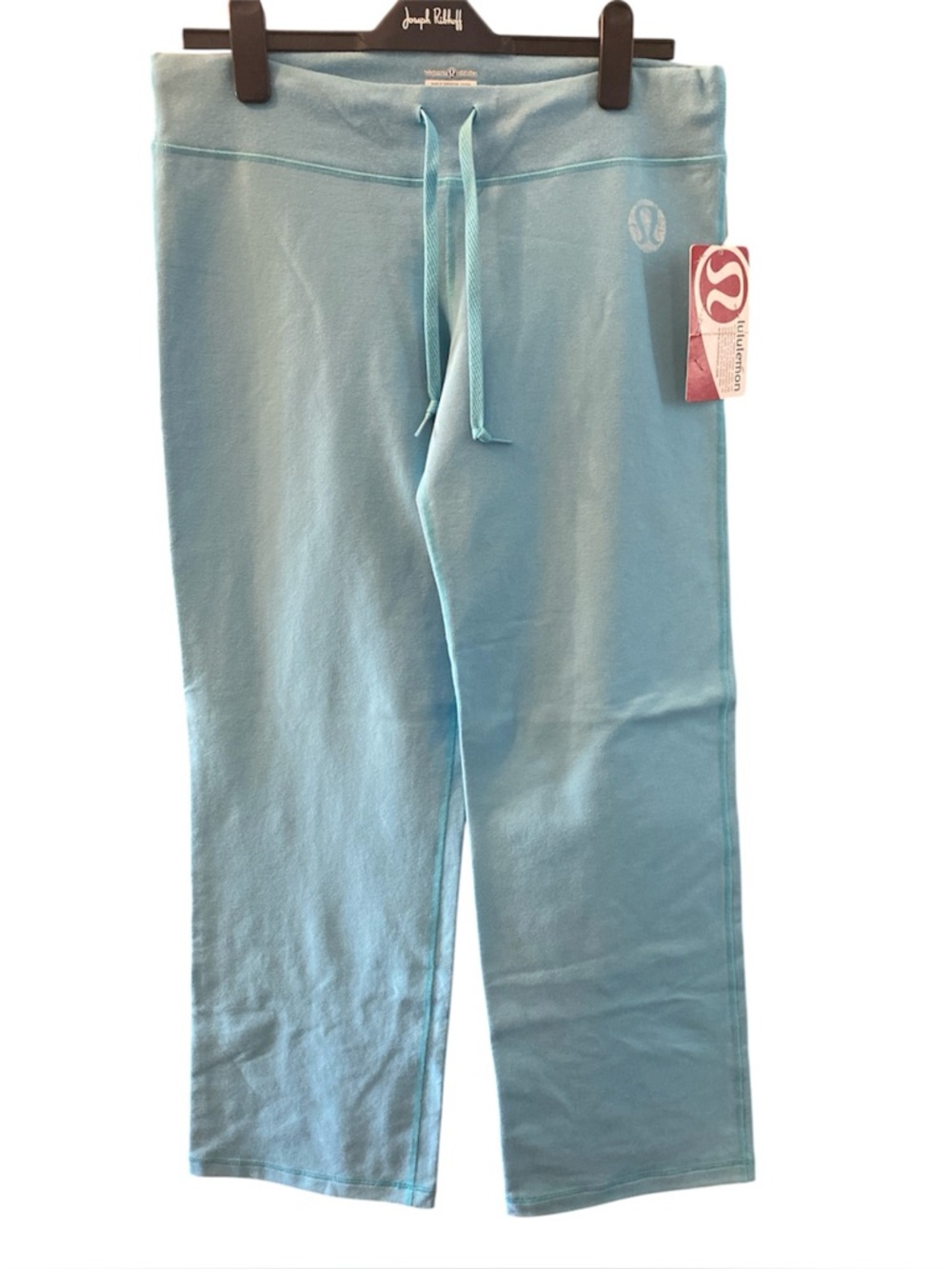 Lululemon Vintage Blue Wide Leg Lounge Pants with drawstring Size 8 BNWT